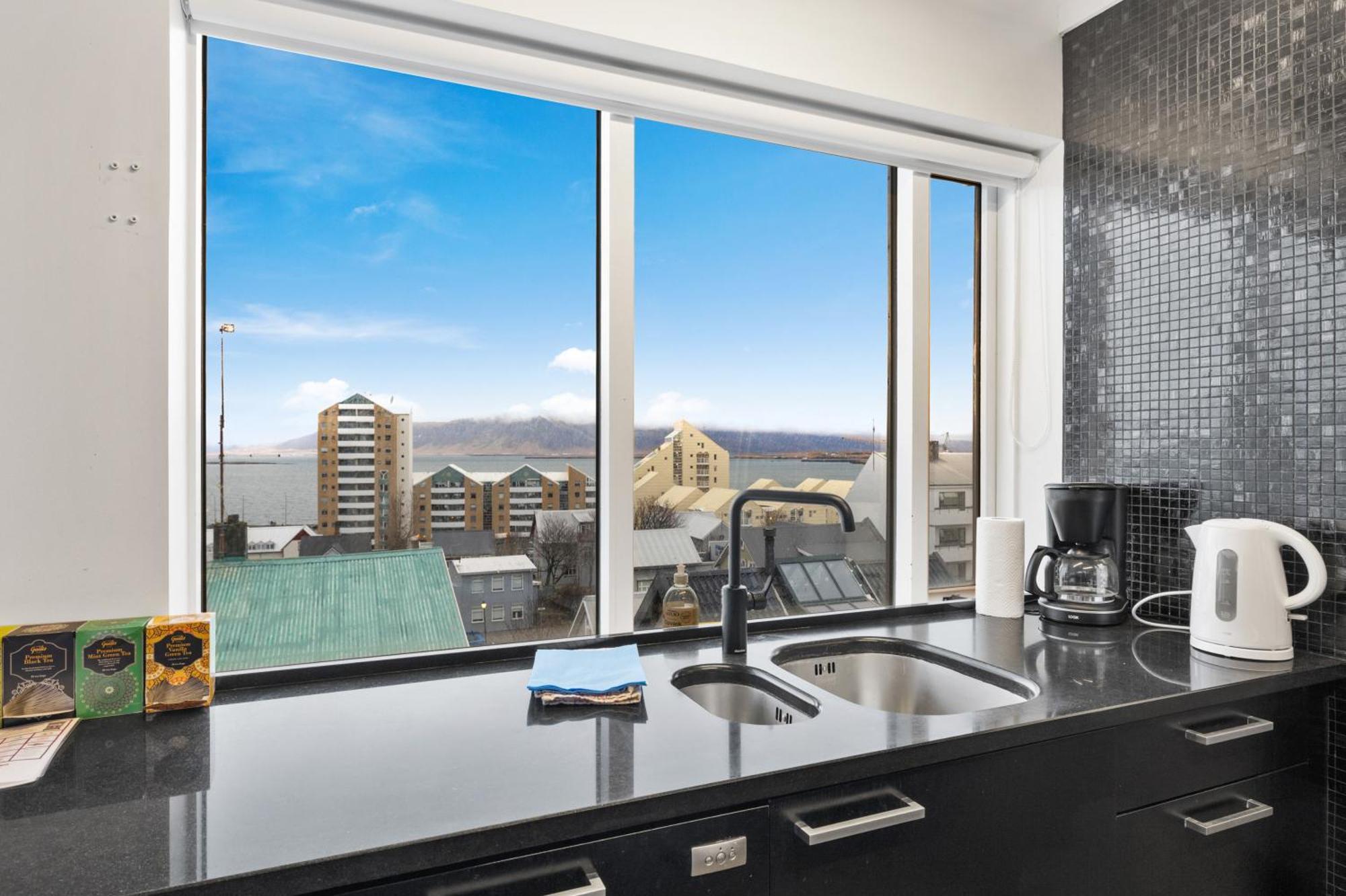 Penthouse Apt On The Shopping Street-Free Parking Reykjavik Bagian luar foto